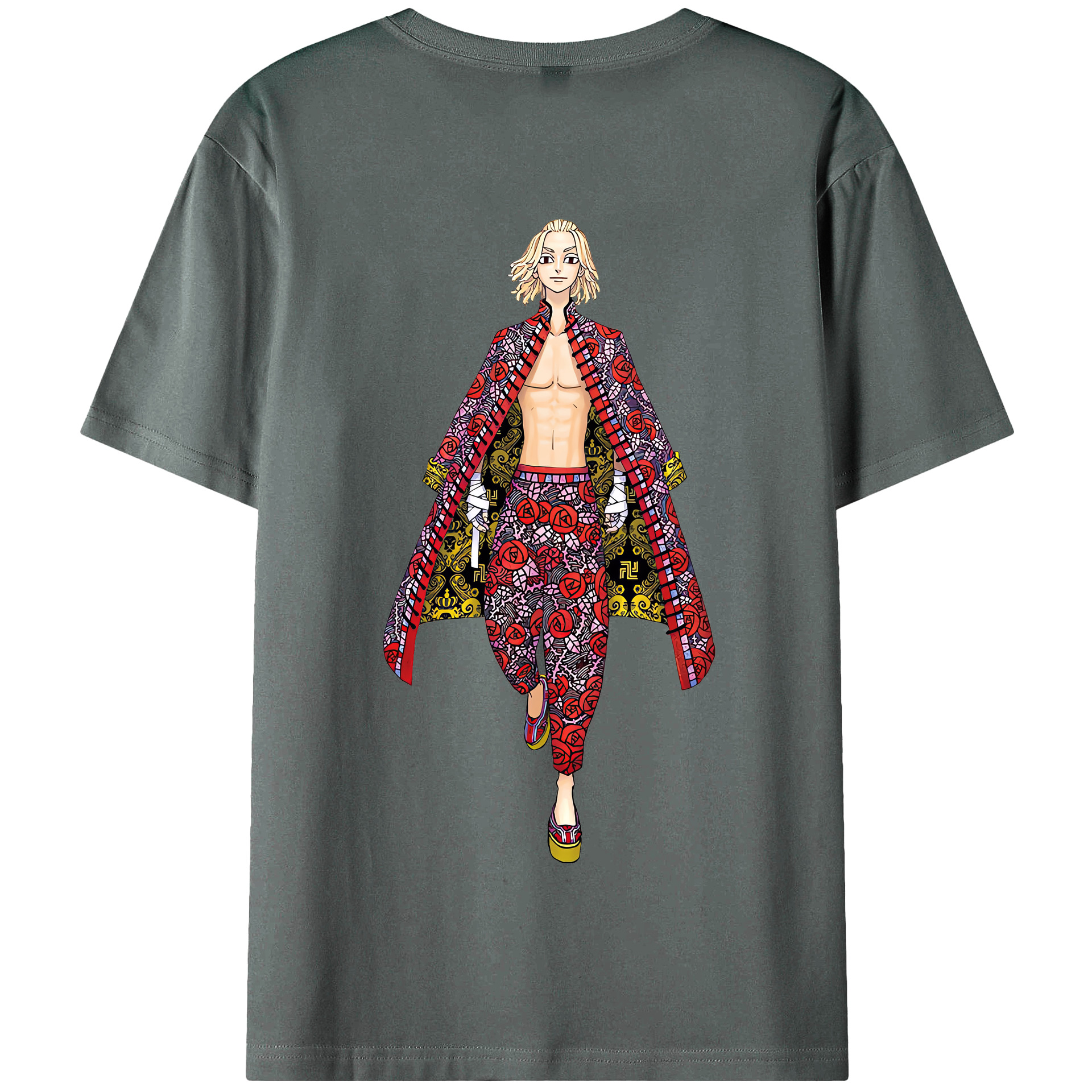（画像用） 東京リベンジャーズ Tokyo Revengers 綿100％半袖Tシャツ（背面プリント）